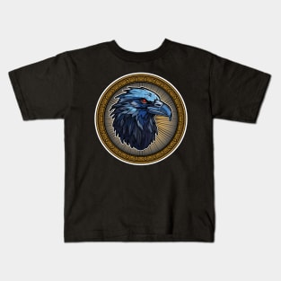 Menacing Raven At Midnight Kids T-Shirt